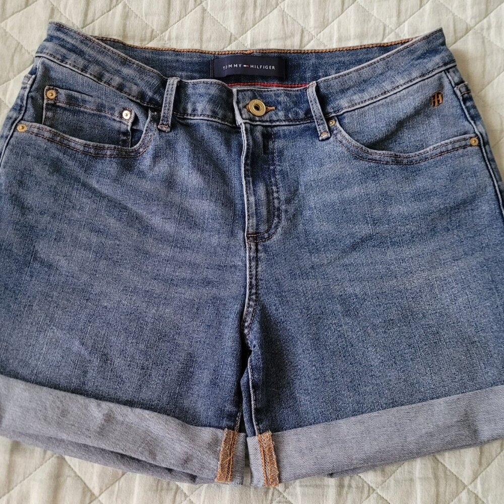 Tommy Hilfiger Cuffed Jeans Short Size 6